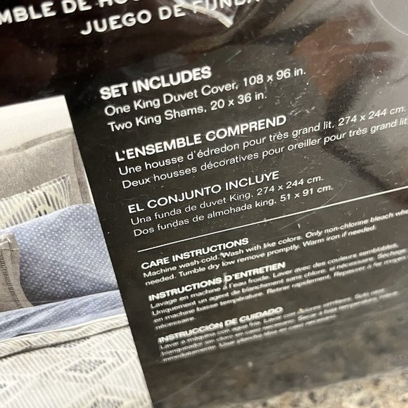 LRL Ralph Lauren 2 Piece KING Duvet Cover Set AUSTIN. Washed once - Picture 6 of 10